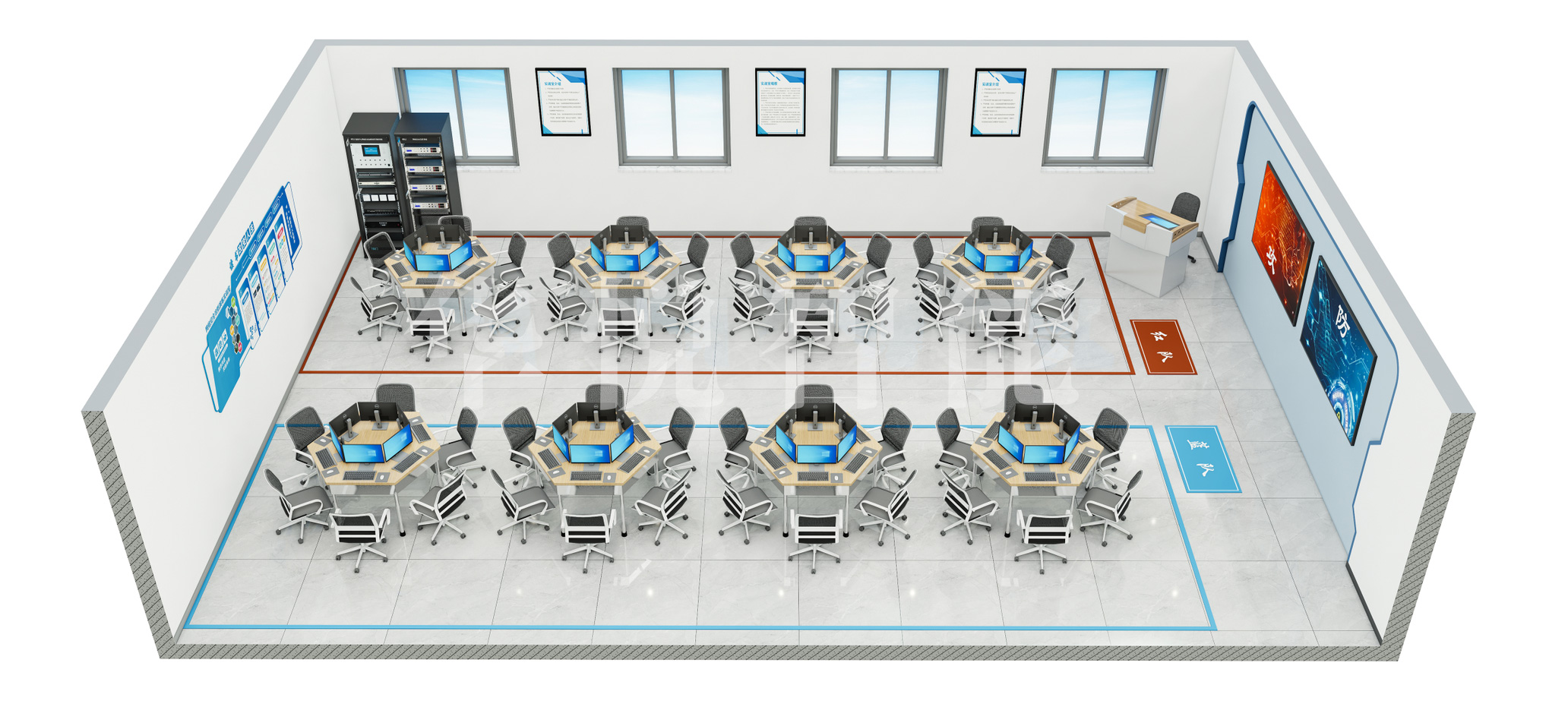 網(wǎng)絡安全攻防演練實訓室